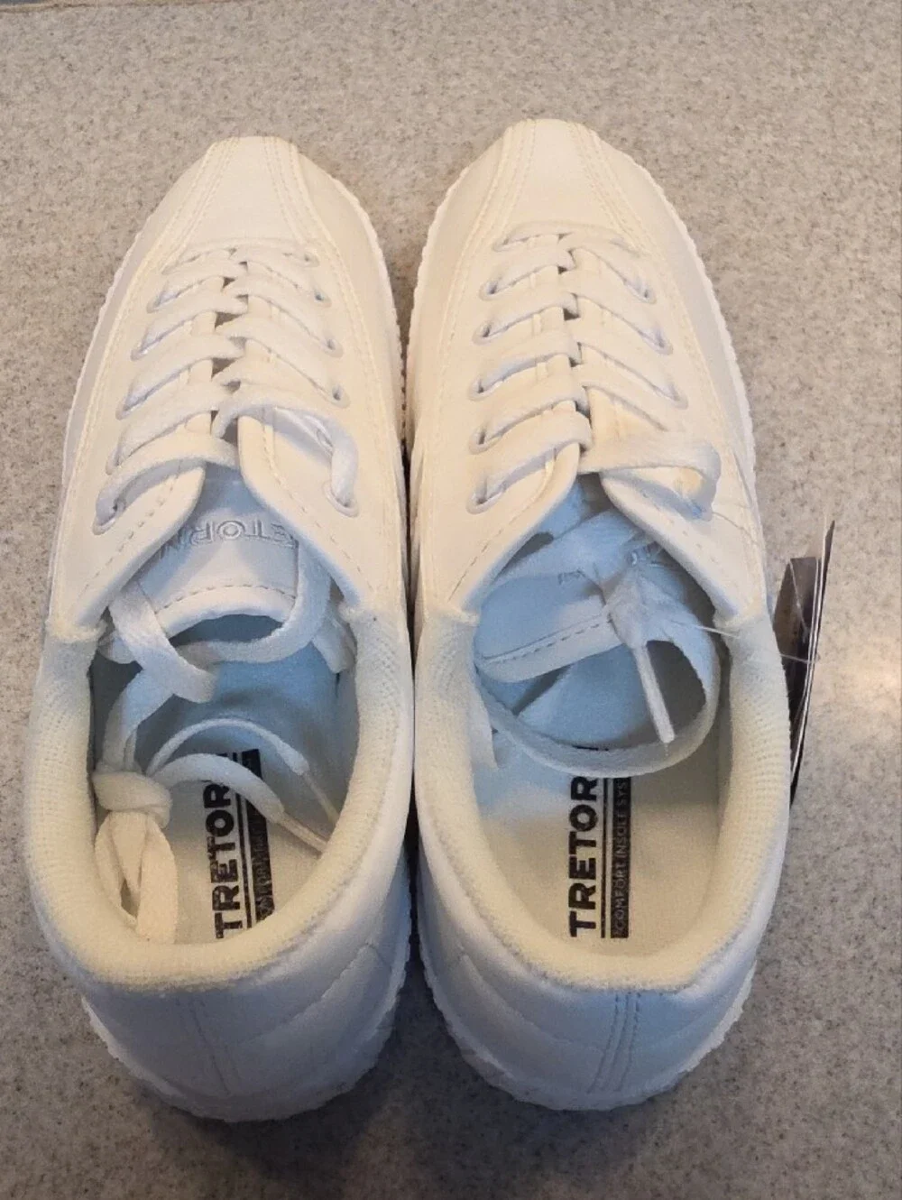 Classic Womens White Low-Top Sneakers